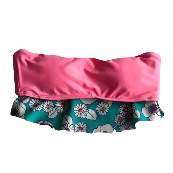 Wildfox Sixties Floral Flounce Bikini Top - Picture 4 of 7